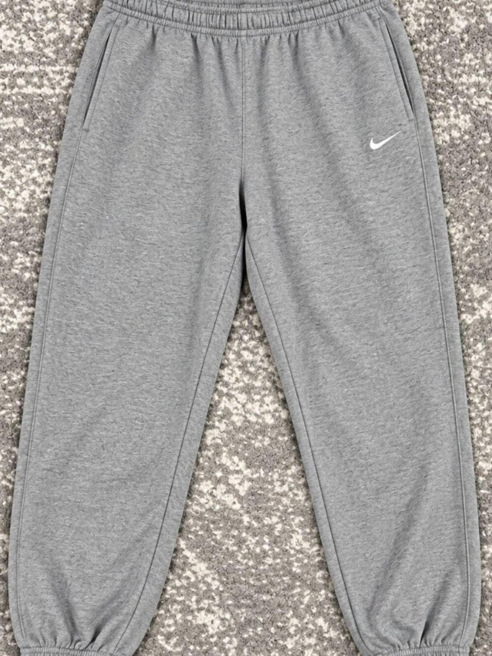 Nike Gray Swoosh Sweatpants Joggers
